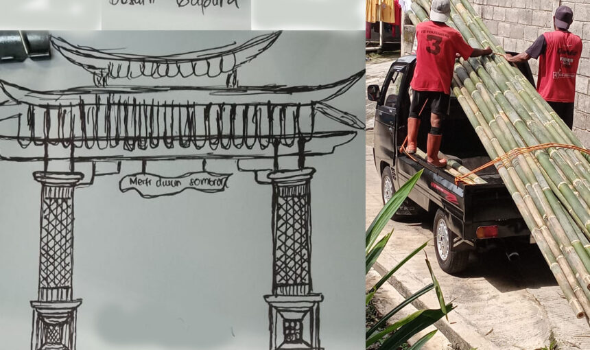 Bambu, Semangat, dan Cinta Dusun: Persiapan Estetika Merti Dusun Sombron